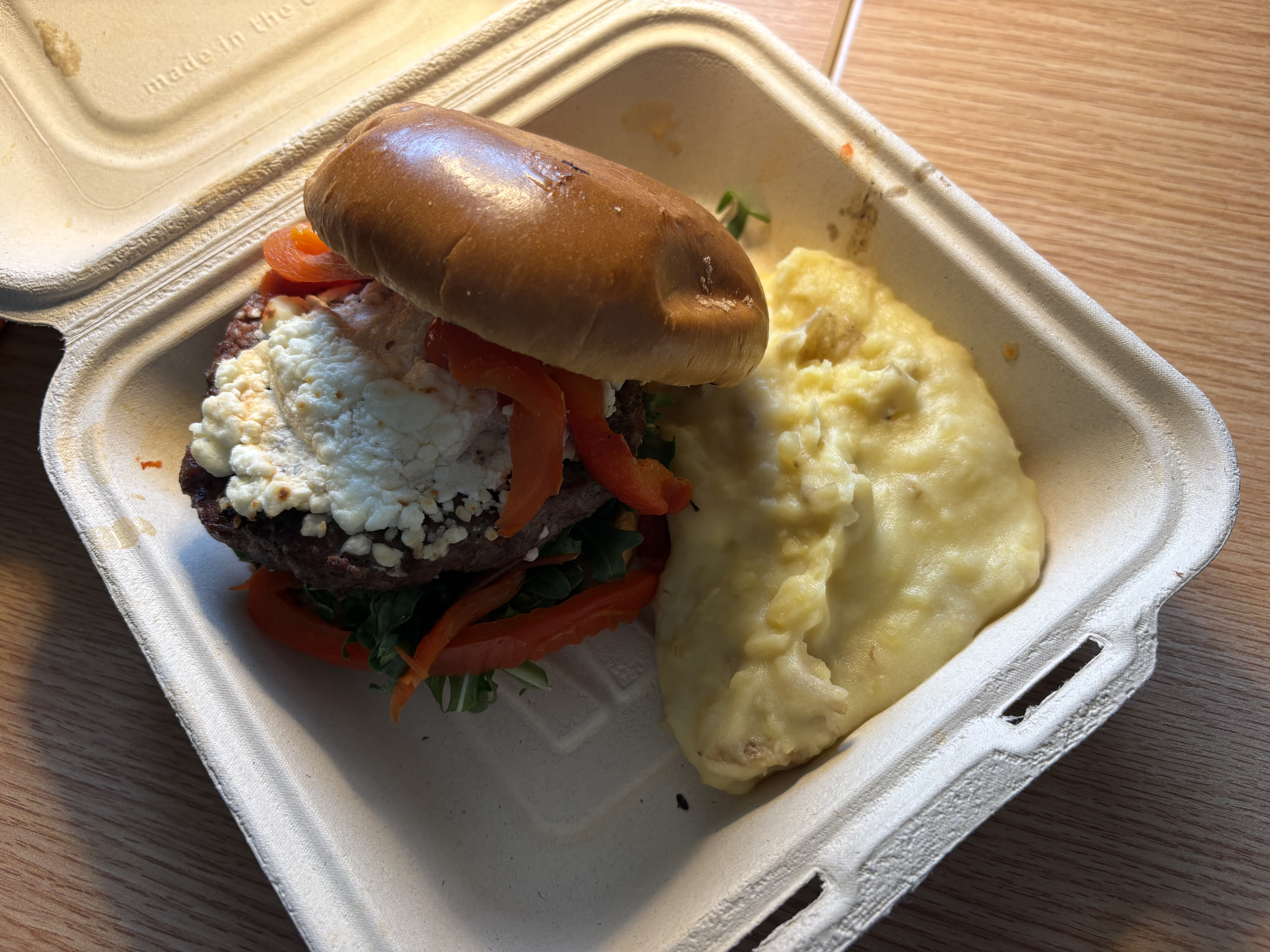 Loaded Goat Cheeseburger